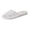 Exquisite Shoes - White, variant on Womens Mules Slip On Flats Closed Toe Mesh Slippers with 3D Floral Beaded Applique Elegant Backless Shoes for Daily Wear