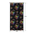 thumbnail image 5 of Colorful Headphones Games Black Pattern Shower Curtain 36"x72" ,Bathroom Decorative Shower Curtains Set with 12 Hooks,Modern Waterproof Washable Shower Curtain, 5 of 6