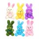 thumbnail image 2 of Juego de juguetes de conejito de peluche de 3 pulgadas, regalo a granel, huevos de Pascua, gallinas 6 piezas, 2 of 9