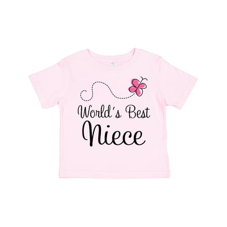 

Inktastic Worlds Best Niece Gift Toddler Toddler Girl T-Shirt
