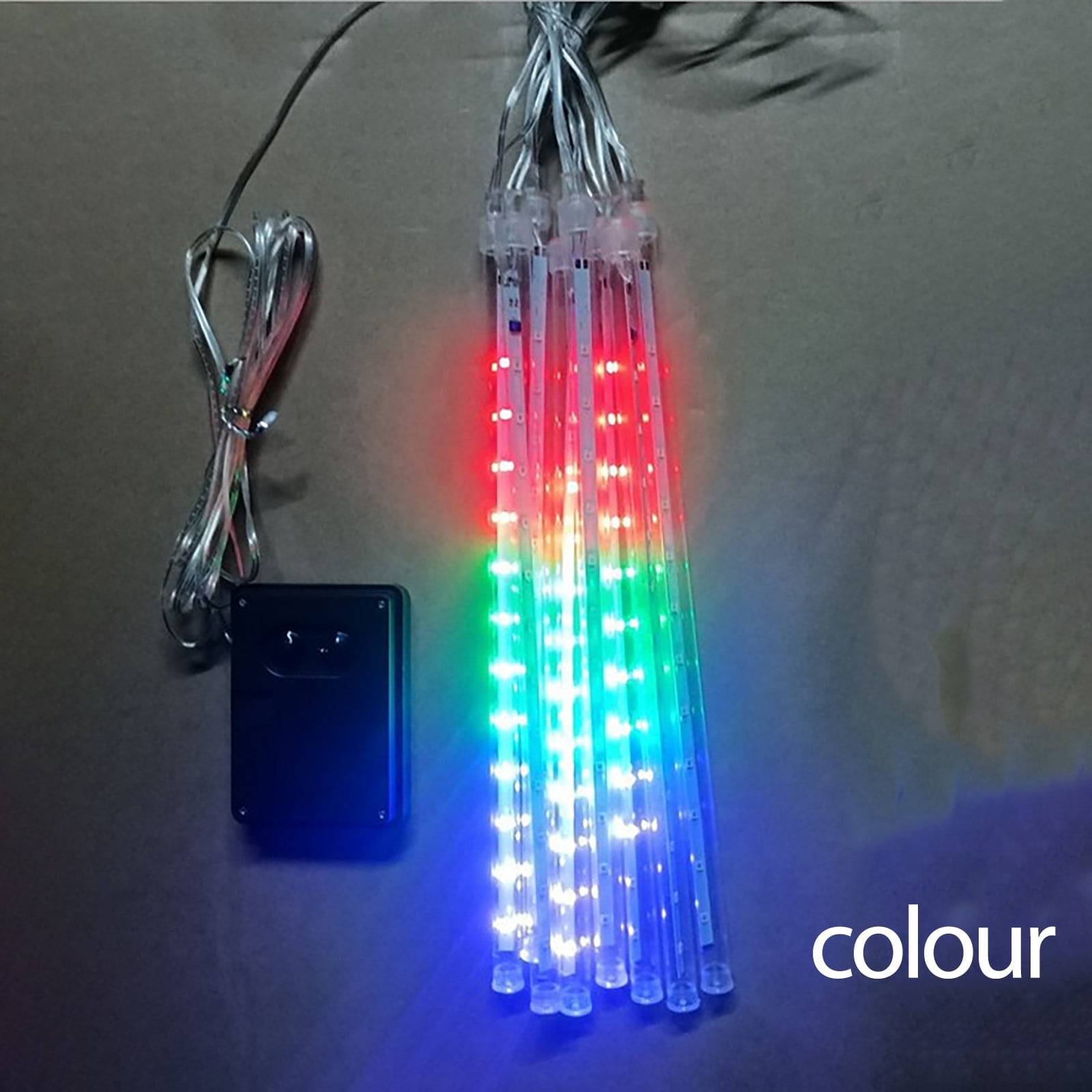 SSZMDLB under $5 Solar Lights, Solar Ice Bar Lights, Outdoor Waterproof String Lights for Garden, Yard, Patio, Christmas, Party, 8 Tubes with Colorful LEDs, Easy Installation, Solar Powered