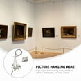 thumbnail image 6 of 10 Pcs Picture Rail Hook Hanging The Painting Rope And Travel Frame Wire Kit, 6 of 6