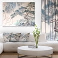 thumbnail image 1 of Chinese Blue Tree Art - Floral Painting Canvas, 1 of 3