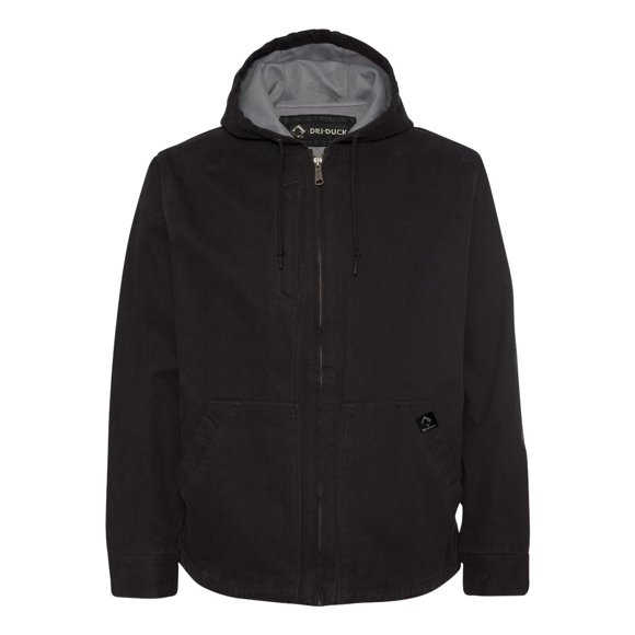 DRI DUCK Laredo Boulder Cloth Canvas Jacket with Thermal Lining, XL, Black