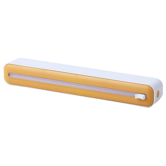 2 in 1 Plastic Wrap Dispenser Cling Film Dispenser Saran Wrap Cutter Aluminum Foil Parchment Paper Injector Kitchen Tool