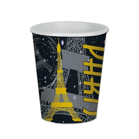 96 Pack Beistle Paris Party Beverage Cups