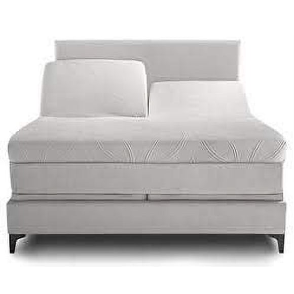 Split TOP King Bed Sheet Set Royal Collection 1900 Egyptian Cotton Bamboo Quality with 1 Fitted Sheet 36" Split TOP, 1 King Flat and 2 King P/Cases.No Wrinkle (Mocha/ LT Brown, Split TOP King)