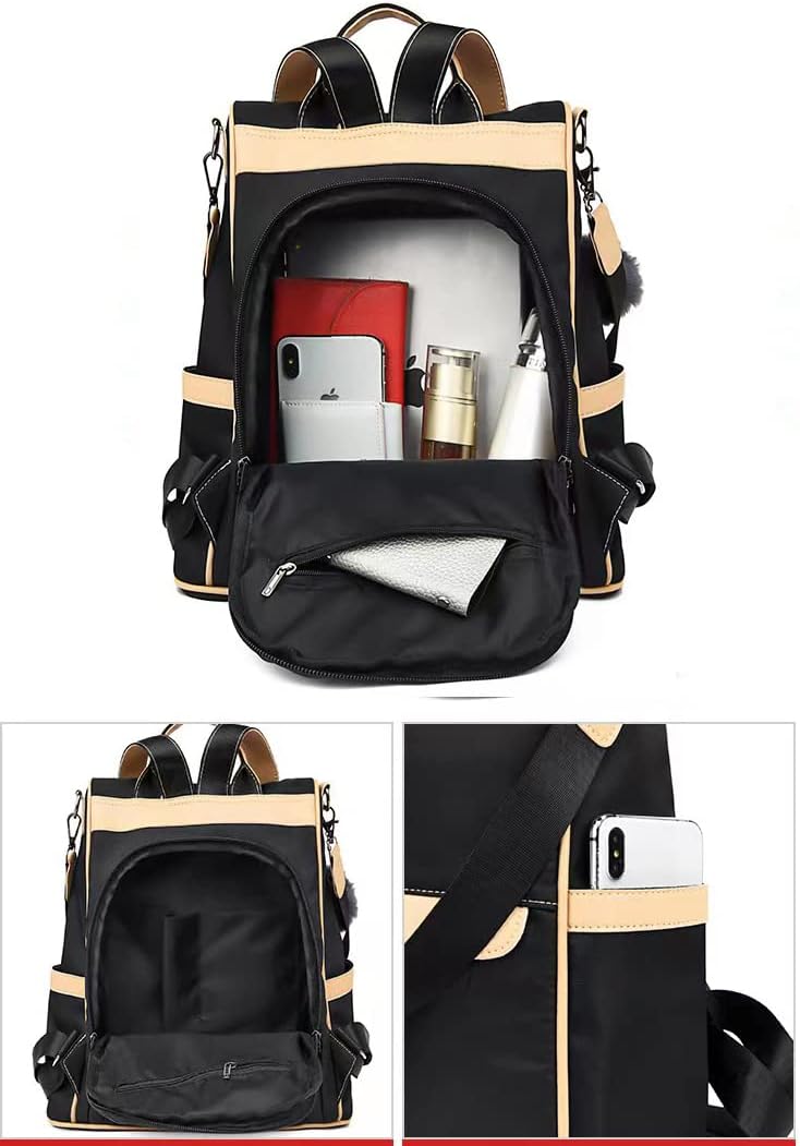 Small Nylon Women Backpack Purse Anti-theft Fashion Travel  display picture 1