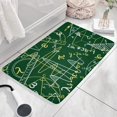 thumbnail image 3 of Math Equations Quantum Formulas Black Flannel Non Slip Door Rugs,Washable Door Mats Indoor,Decorative Door Mats,Dirt-Resistant and Absorbent Doormat for Entrance,Bedroom,Kitchen,Bathroom,31.5"x17", 3 of 4