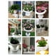 thumbnail image 4 of Moyic 2 uds macetas de flores columnas decorativas de moda maceta de plástico blanco estilo jarrón de evento ceremonias balcón jardín Patio Jardín y Patio Moyic HA070281-01, 4 of 6