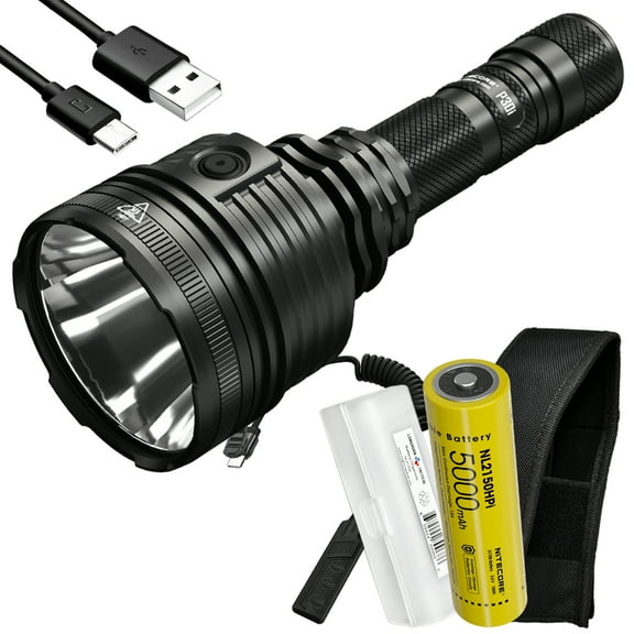 Nitecore P30i 2000 Lumen 1093 Yard Long Throw Flashlight with LumenTac Battery Organizer