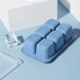 thumbnail image 6 of Ice Cube Trays 3 Pack - Silicone Ice Tray for Making 18 Pcs Large Ice Cubes, Easy Release Reusable Molds Maker with Removable Lids for Chilling Whiskey Wine Cocktail Beverages Juice, 6 of 8