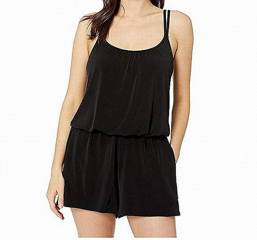 Maxine of Hollywood - Womens Romper One-Piece Swimwear 14 - Walmart.com ...