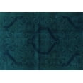 thumbnail image 1 of Ahgly Company Indoor Rectangle Oriental Light Blue Modern Area Rugs, 8' x 12', 1 of 4