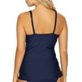 Surplice Underwire Tankini Top DDDD Cups Swimsuit