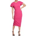 thumbnail image 1 of Rachel Roy Robe Midi Fourreau Froncée pour Femmes, Rose, Grand, 1 of 1