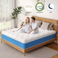 thumbnail image 5 of King Size Mattress, 12 Inch Hybrid Memory Foam Mattress in a Box, Pressure Relief, Cooling Sleep, Extra Edge Support, Fiberglass-Free, CertiPUR-US Certified, 5 of 6