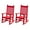 2 Red, variant on BplusZ Child Porch Rocker Paint Wood Indoor Rocking Chair, Red
