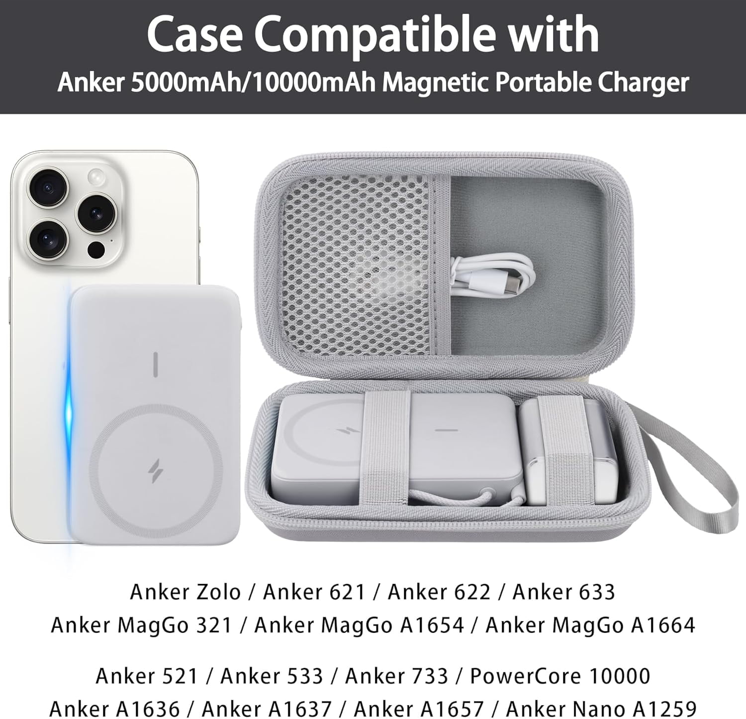 Anker 633 Magnetic Battery, 10000mAh Foldable Wireless Charger