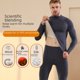 thumbnail image 1 of Ropa interior térmica gruesa con forro polar de lana de seda de invierno para hombre, traje de otoño con calefacción a prueba de frío cepillado de doble cara, pantalones largos, 1 of 5