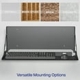 thumbnail image 3 of VIVO Black Flip Down 24 inch Keyboard Tray Wall Mount with Mouse Pad, 3 of 8