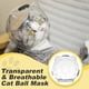 thumbnail image 1 of La mejor mascarilla para gatos para peluquería y visitas al veterinario - Transparente, transpirable con doble bloqueo para evitar arañazos, 1 of 8