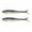 Blue White, variant on 2Pcs Soft Plastic Swimbaits Paddle Tail Shad Lure Soft Bass Shad Bait Shad Minnow Paddle Tail Swim Bait for Bass Trout Walleye Crappie 31g/5inch