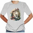 thumbnail image 3 of Alice in Wonderland Shirt, Magic Kingdom Mad Tea Party Shirt Graphic Design Tee Tops (Grey-2X Large), 3 of 5