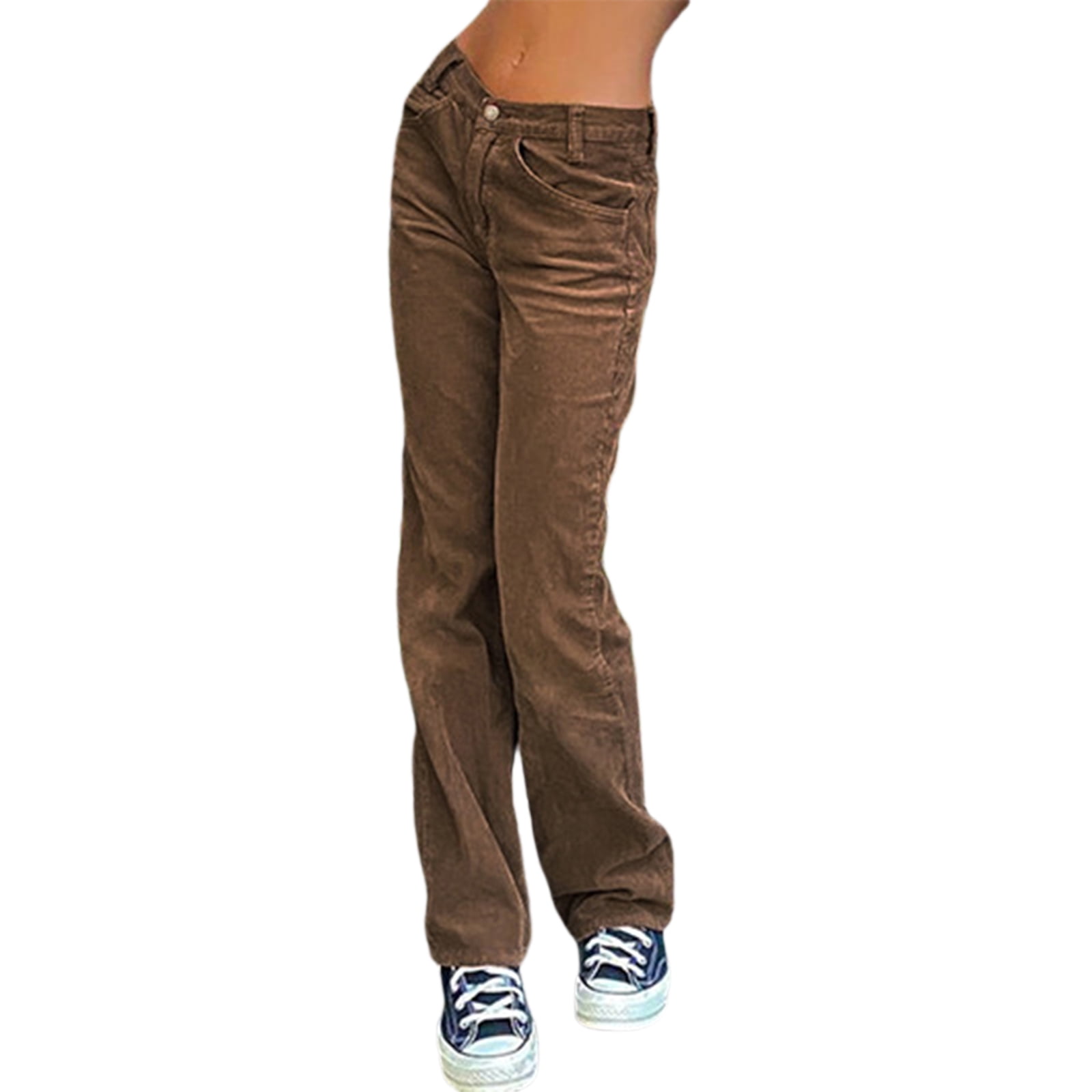 Women's corduroy pants long length Clearance