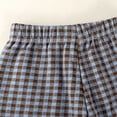 thumbnail image 3 of XUNKUSGA Unisex Boys Girls Pj Set Soft Cotton Plaid Long Sleeve Button Down Shirts and Long Pants Sleepwear Set Comfy Casual Nightwear Outfit Sets #2Gray 1-2 Years, 3 of 5