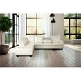 thumbnail image 3 of Star Home Living Corp Yolanda Faux Leather Sectional Sofa in Shiny White, 3 of 4