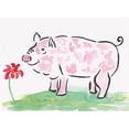thumbnail image 3 of Dyer, Beverly 18x14 Black Modern Framed Museum Art Print Titled - Farmhouse Pig, 3 of 5