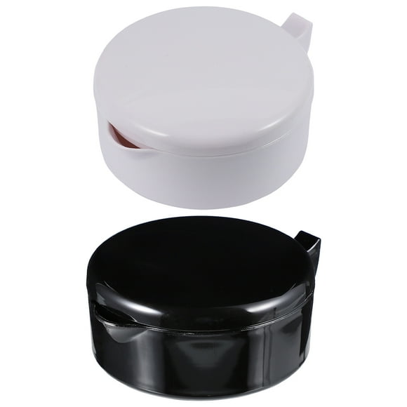 KAKOWELY Practical Inkwell with Lid for Writing Use Portable Calligraphy Tray Made of PP Assorted Color,4.33"X4.33"X1.77"