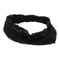 thumbnail image 5 of Unique Bargains 1 Pc Headband Maple Leaf Lace Hairband for Women Black, 5 of 5