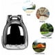 thumbnail image 5 of Mochila transportadora para gatos, mochila de burbujas para mascotas, transpirable, aprobada por aerolíneas, espacio pequeño, para viajes, senderismo, caminar al aire libre, 5 of 5