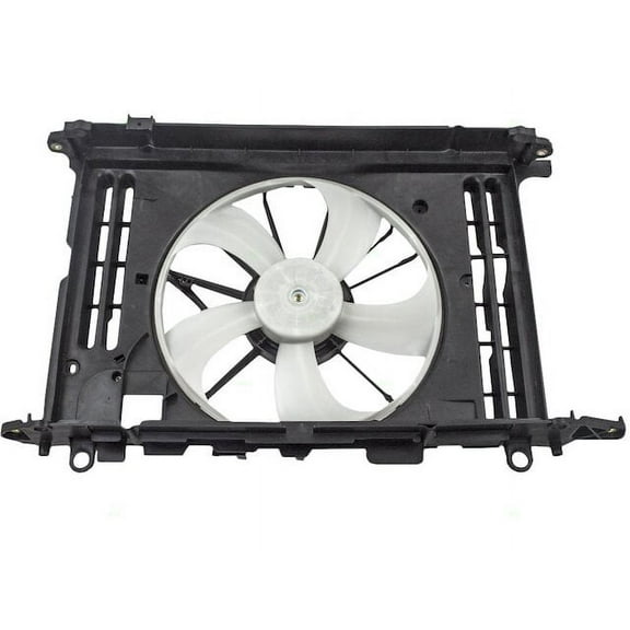 Radiator Fan Assembly - Compatible with 2010 - 2013 Toyota Corolla Sedan 4-Door 1.8L 4-Cylinder Naturally Aspirated DOHC GAS 2011 2012