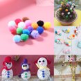 thumbnail image 3 of MasteelfCA ROSENICE 2000pcs 10mm Plush Balls Colorful Pompom Ball Sew On Clothes Trousers Bags (Mixed Color), 3 of 7
