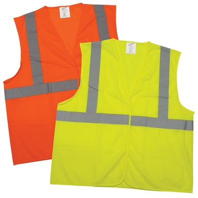 

NS Value Class 2 Hi-Vis Mesh Traffic Safety Vest Lime Large (8 Pack)