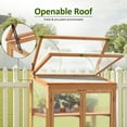 thumbnail image 5 of MCombo Greenhouse Wooden Cold Frame Greenhouse, Garden Portable Mini Greenhouse Cabinet, Raised Flower Planter Shelf Protection 0760, 5 of 9