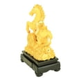 thumbnail image 4 of 14 Inch Chinese Feng Shui Golden Horse Statue for Wealth, 4 of 4