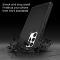thumbnail image 4 of I-HONVA For Samsung Galaxy S22 Ultra Case,3-Layer Military Grade Drop Protection Anti-Slip Rugged Shockproof Dustproof Protection 6.8 inch Phone Case,Full Black, 4 of 7