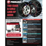 Peerless Chain 0175555 Tire Cables, 1 Pair, Winter traction snow cables