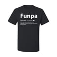 thumbnail image 2 of Wild Bobby,Funpa Like A Regular Grandpa Only Way Cooler, Father's Day, Men Graphic Tees, Black, Small, 2 of 3