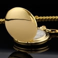 thumbnail image 5 of Minzimin Smooth Pocket Watch,Personalized Pocket Watch,Watches for Men, Pocket Watches for Father‘s Day with Chain, 5 of 7