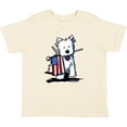 thumbnail image 3 of Inktastic US Flag Westie Boys or Girls Toddler T-Shirt, 3 of 5