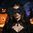 thumbnail image 3 of Fête Halloween Fête 9 Fête Halloween Fête 9 Fête Halloween Fête 9 Fête Halloween Fête 9 Fête Halloween Fête 9 Fête Halloween Fête 9 Gothique Plume avec Strass Noir &, 3 of 3