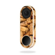 MightySkins NEHEL-Wino Skin for Nest Hello Video Doorbell - Wino
