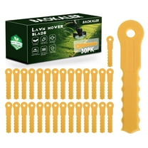 30 PCS String Trimmer Head Blades Replace, Plastic Weed Trimmer Blades, Fit Weed Weed Warrior 14867B, Craftsman 20V, DeWalt 20V/60V Yellow