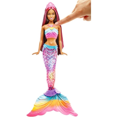 barbie rainbow lights mermaid doll walmart com walmart outdoor halloween lights