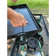 thumbnail image 6 of Mr. Outdoors Cookout Portable Cooker 80,000 BTU 2 Burner Camping Stove Gas Grill & Griddle Kit, 6 of 9